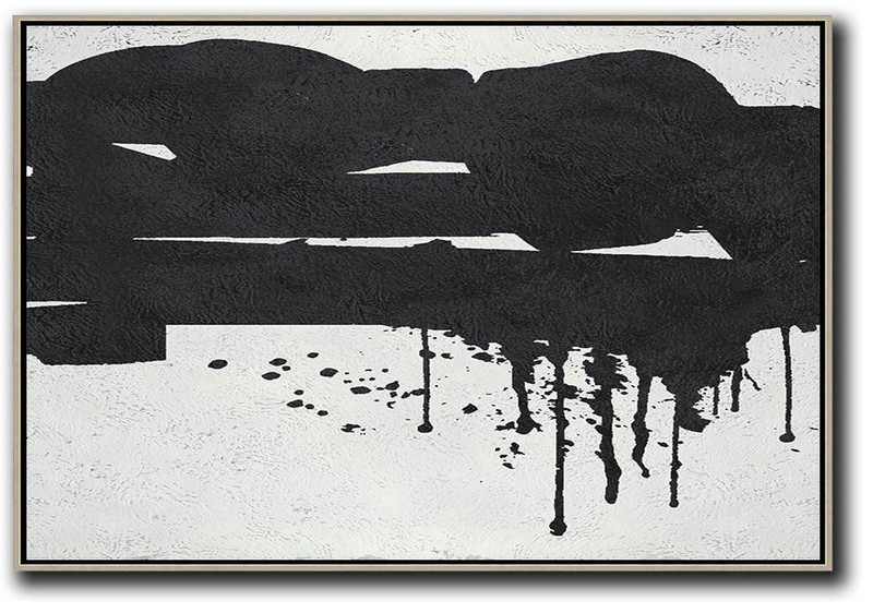 Home Canvas Wall Art,Oversized Horizontal Minimal Art On Canvas - Canvas Wall Art